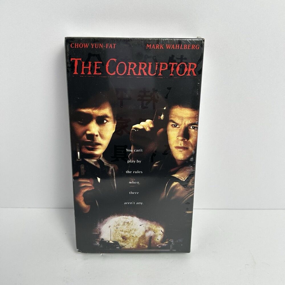 The Corruptor VHS Tape Promo Screener Copy 1999 Mark Wahlberg NEW SEALED